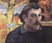 Paul Gauguin Self-Portrait with Yellow Christ oil painting on canvas